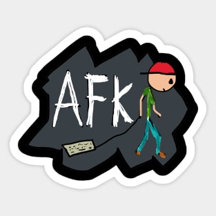 AFK Sticker